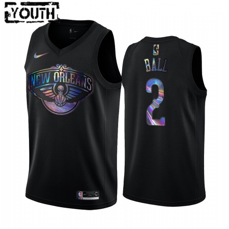 New Orleans Pelicans Lonzo Ball 2 Iridescent HWC Collection Pelipaidat Swingman - Lasten